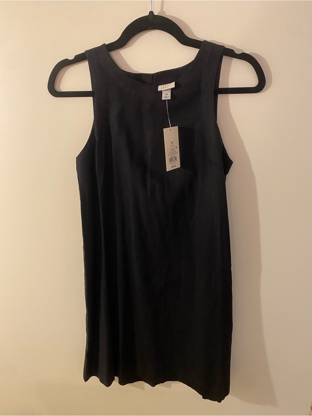 A New Day Black Sleeveless Shift Dress with Tag